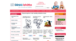 Desktop Screenshot of detska-lehatka.cz