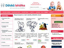 Tablet Screenshot of detska-lehatka.cz